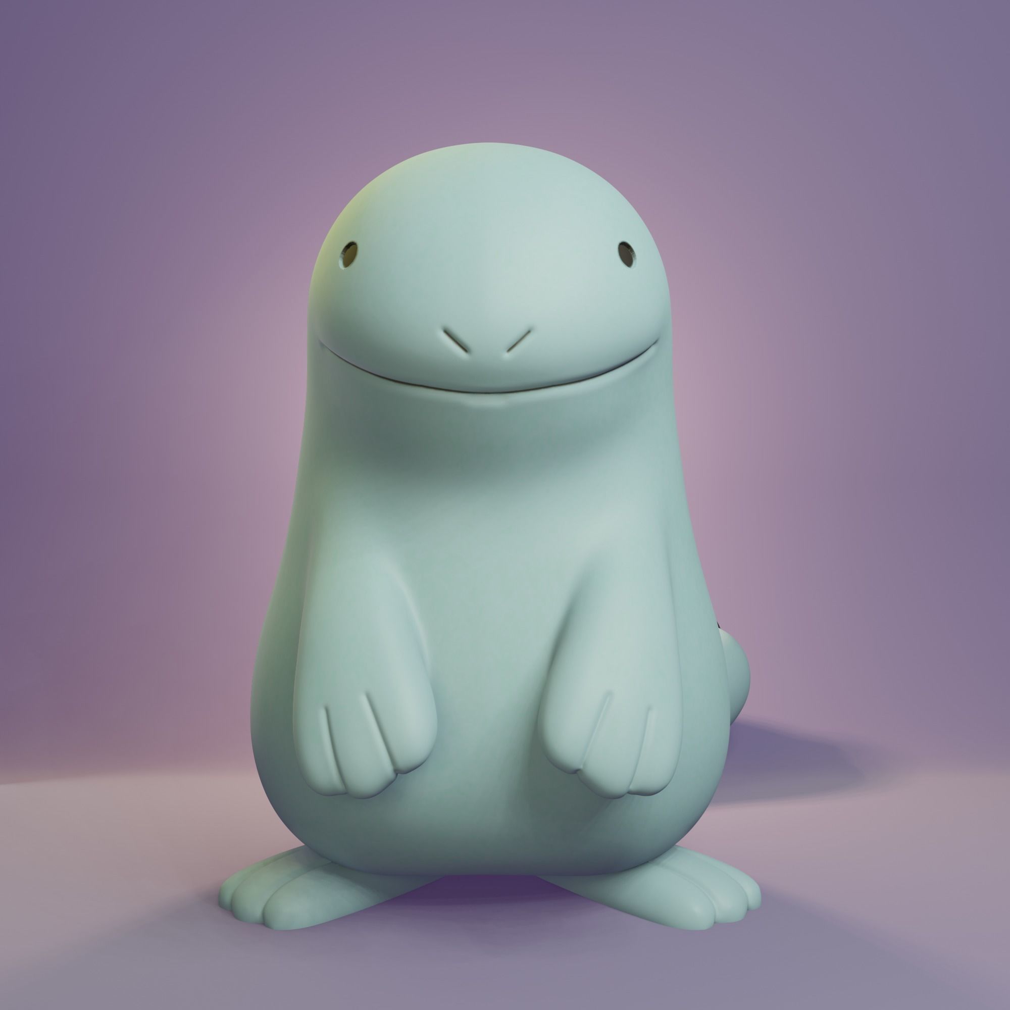 Pokemon - Wooper and Quagsire 3D print model_1