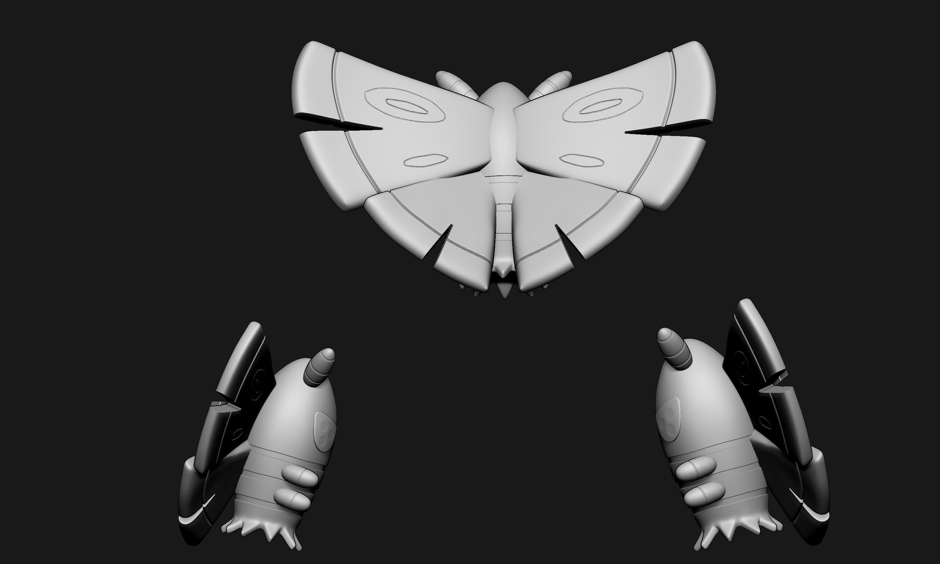 Pokemon - Dustox and Beautifly 3D print model_9