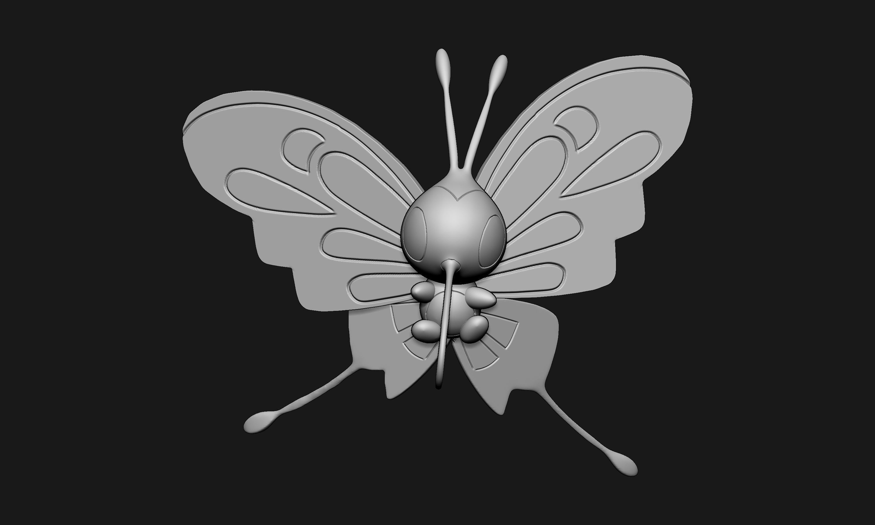 Pokemon - Dustox and Beautifly 3D print model_3