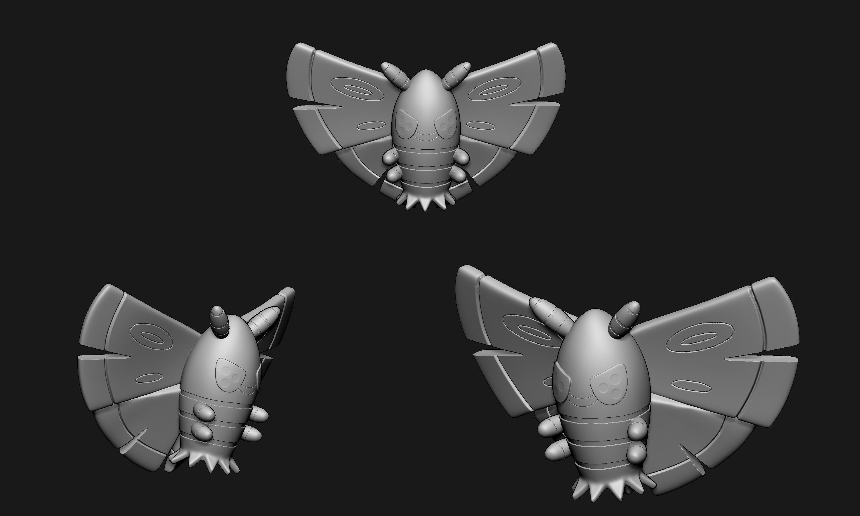 Pokemon - Dustox and Beautifly 3D print model_8