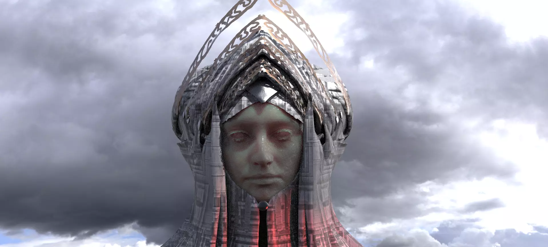 Ancient Medieval Crown Headdress  3D model_0