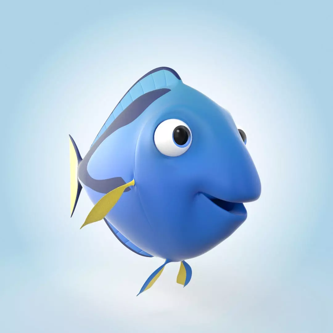 Surgeonfish 3D model