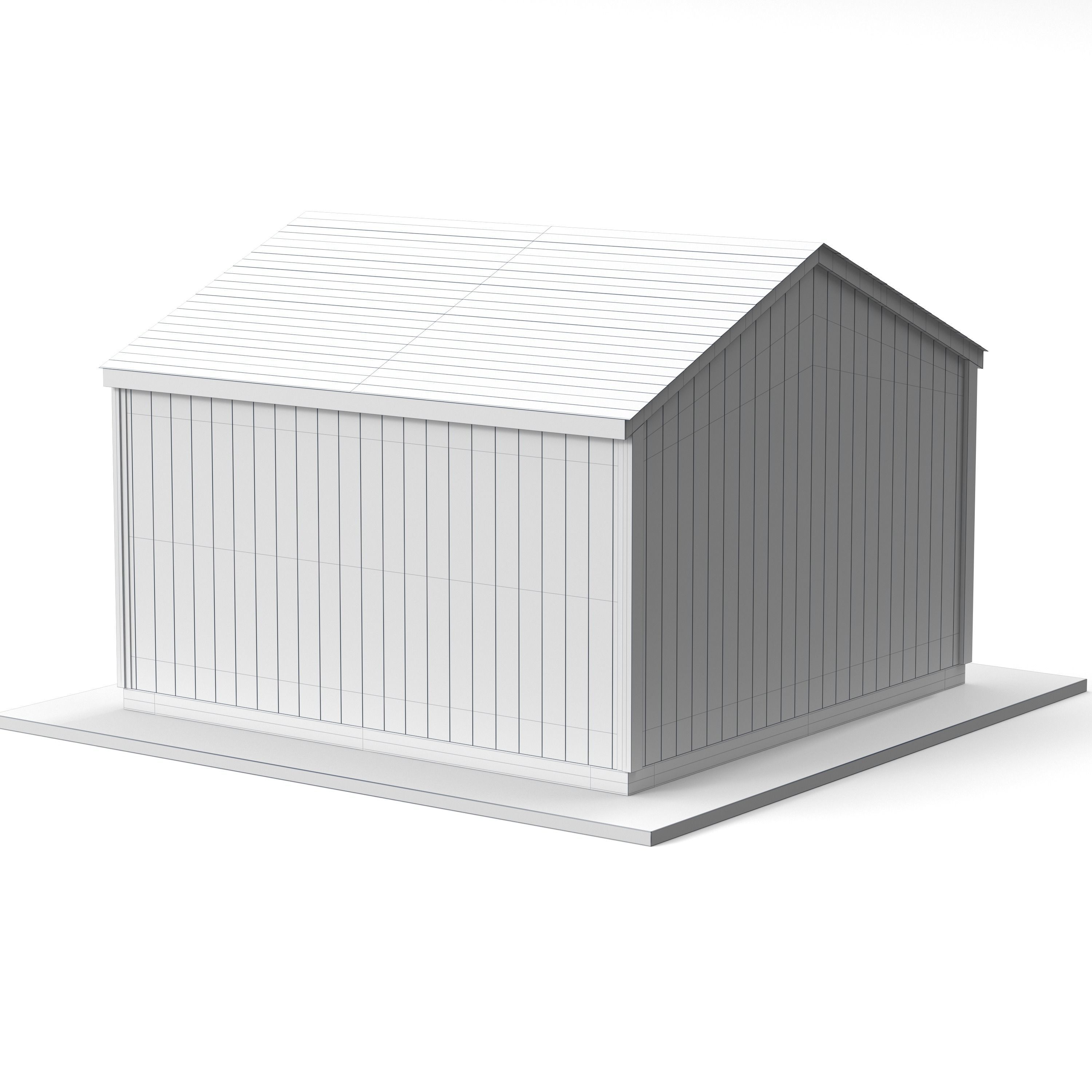 Garage House 3D model_8