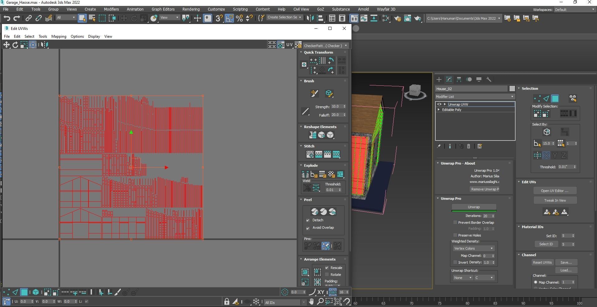 Garage House 3D model_11