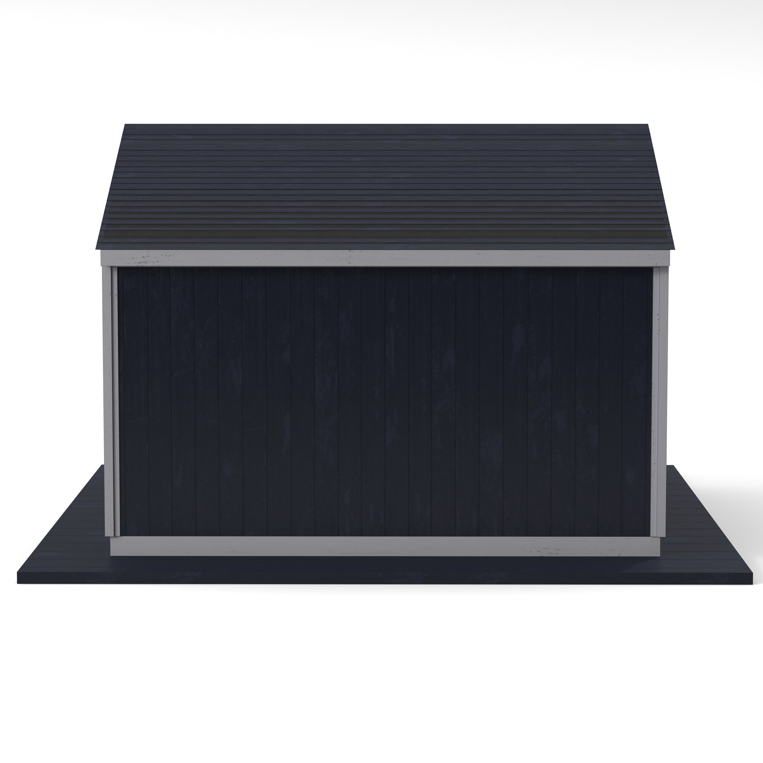 Garage House 3D model_4