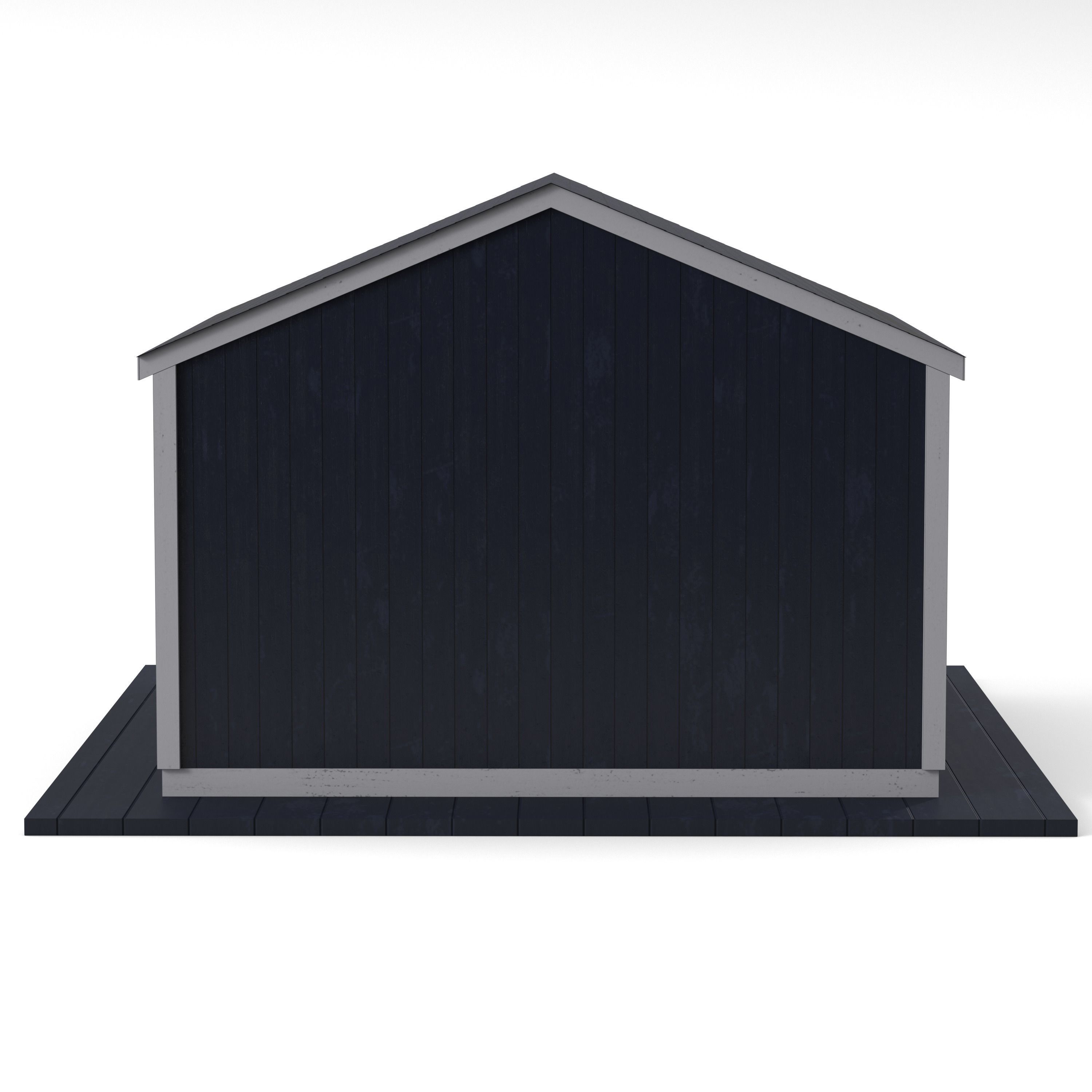 Garage House 3D model_3