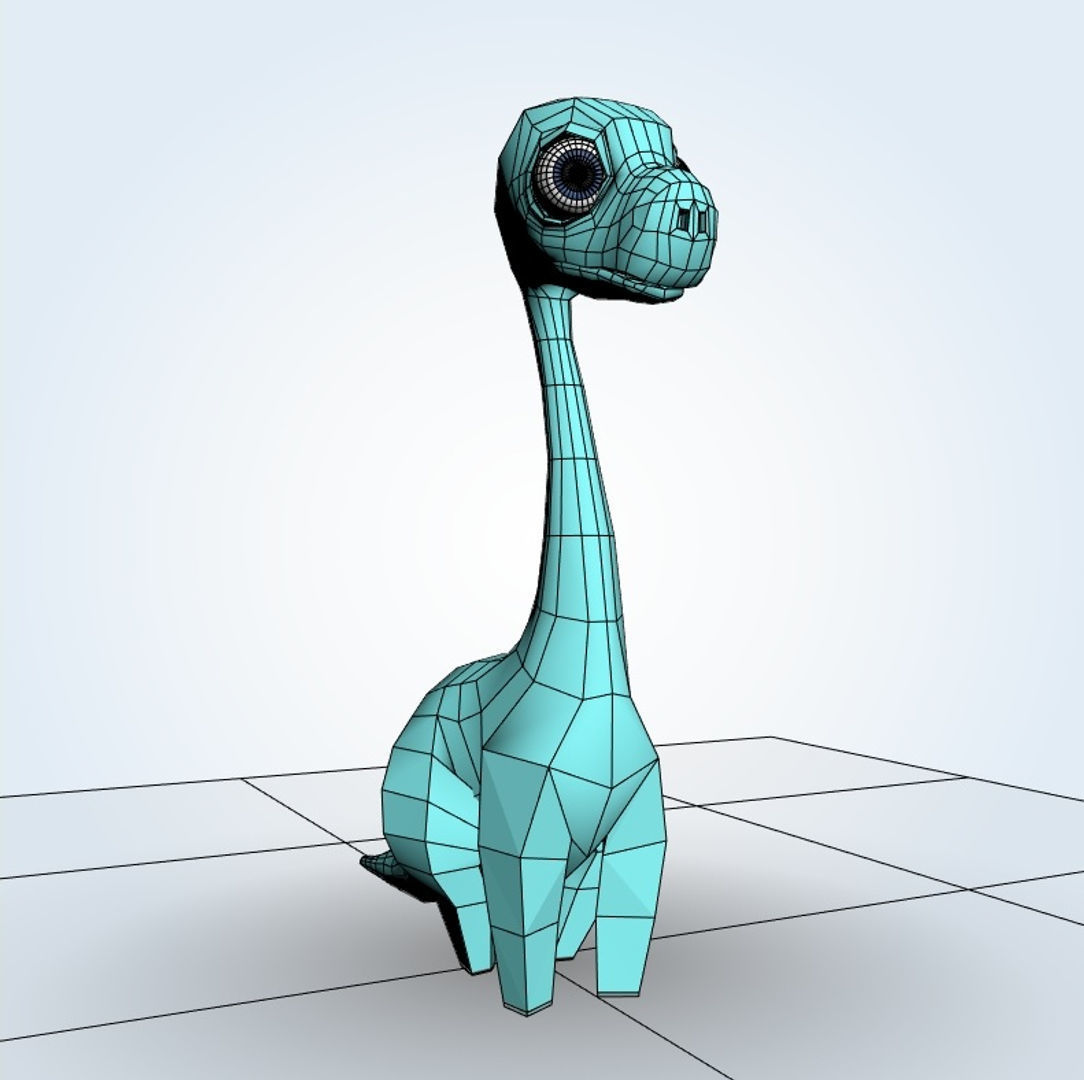 Apatosaurus 3D model_5
