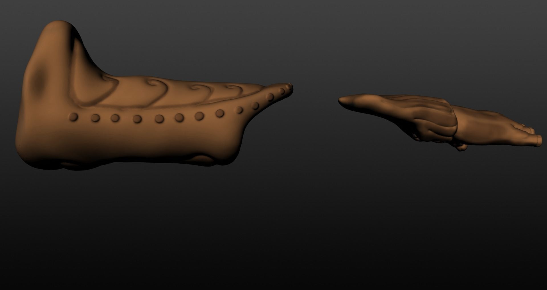 Warrior woman 3D model_43