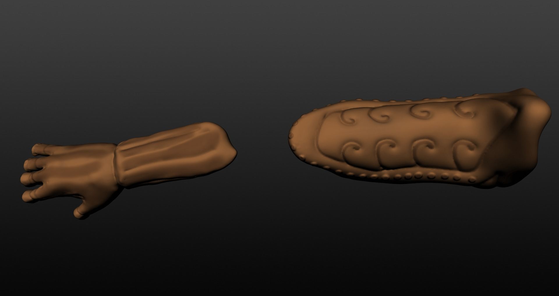 Warrior woman 3D model_42