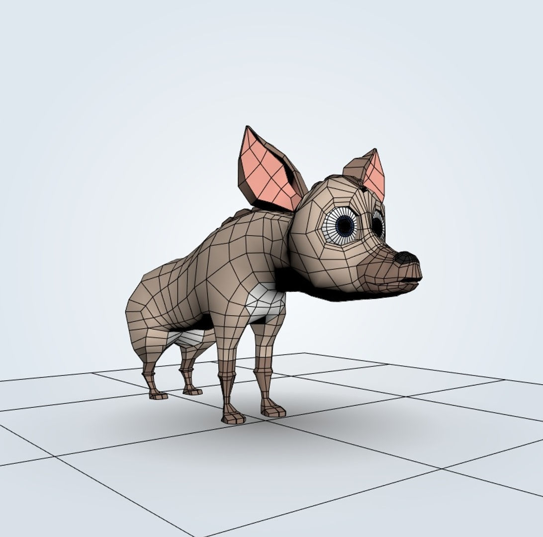 Hyena 3D model_5