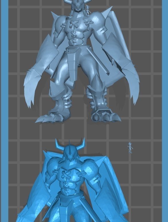 BlackWarGreymon  tai 3D print model_20