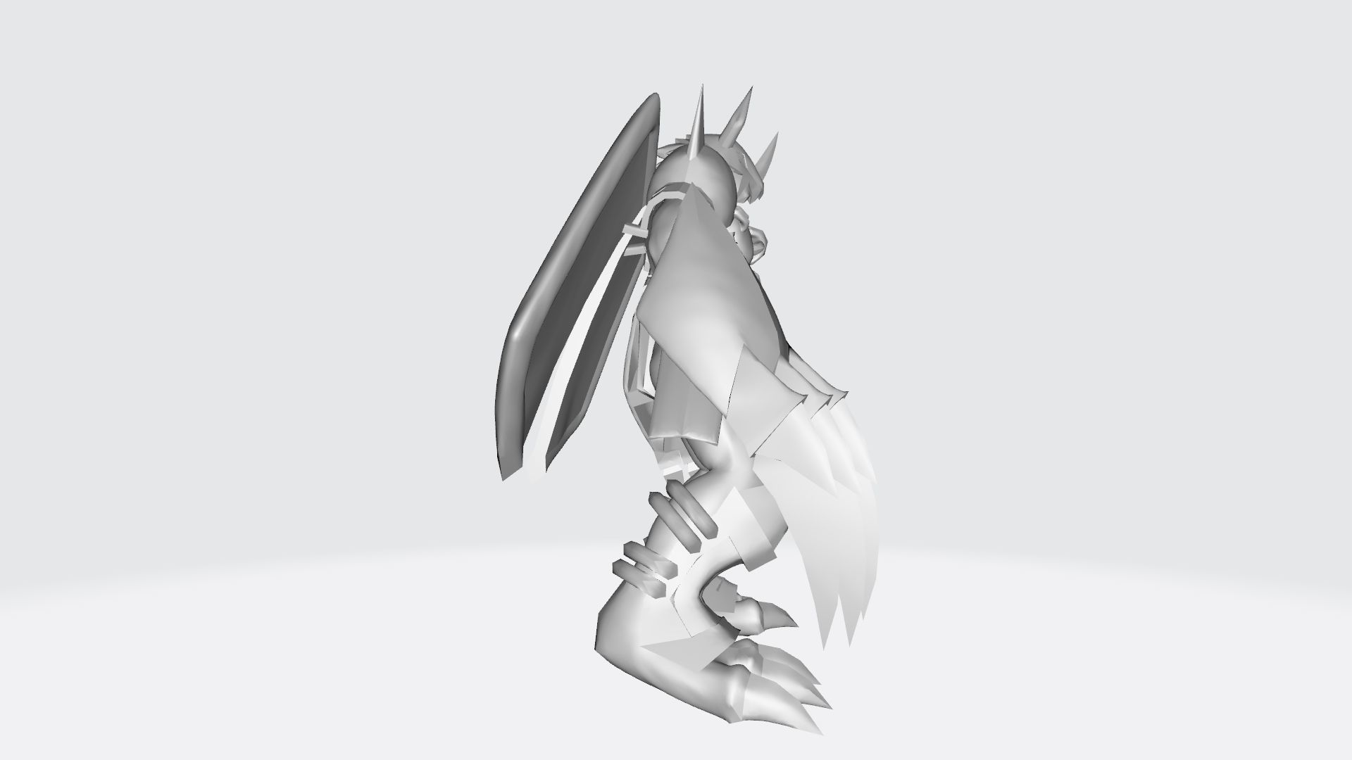 BlackWarGreymon  tai 3D print model_12