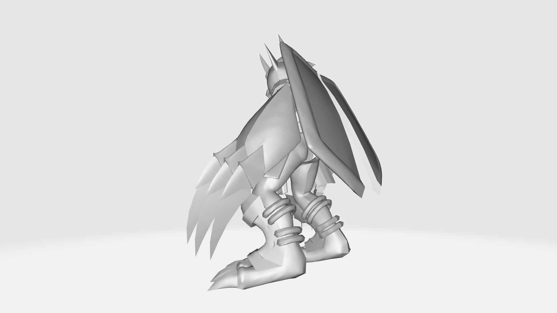 BlackWarGreymon  tai 3D print model_14