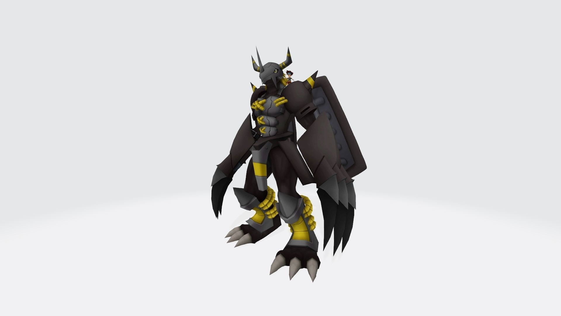 BlackWarGreymon  tai 3D print model_6