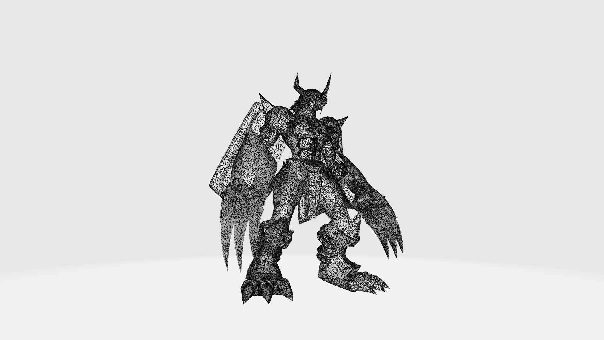 BlackWarGreymon  tai 3D print model_18