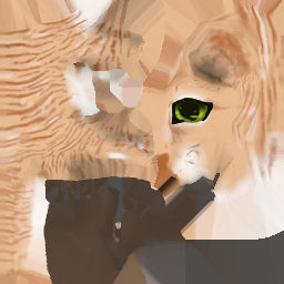 6 Low Poly Cute Cats Low-poly 3D model_7