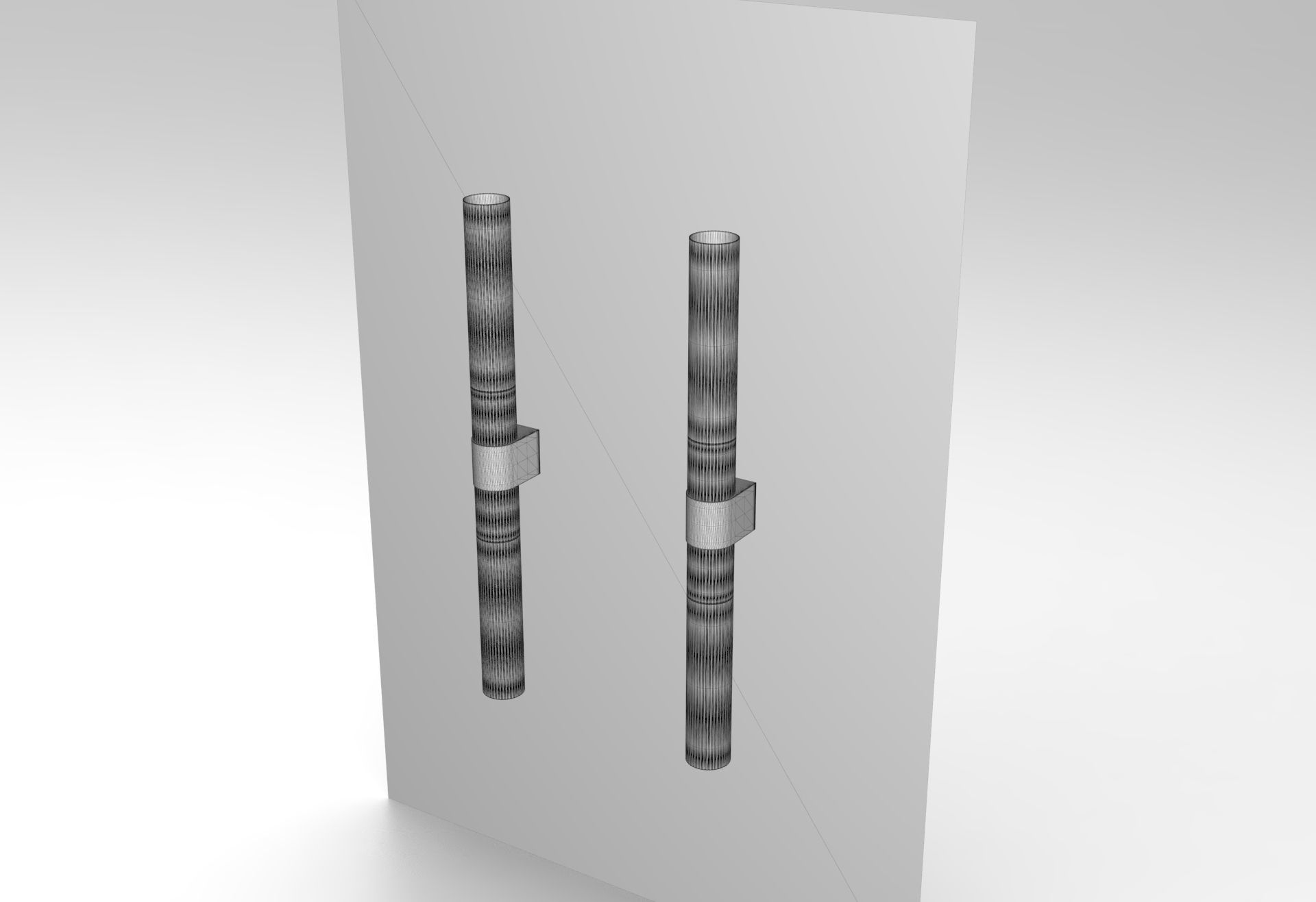 Show Wall Lamp 3D model_5