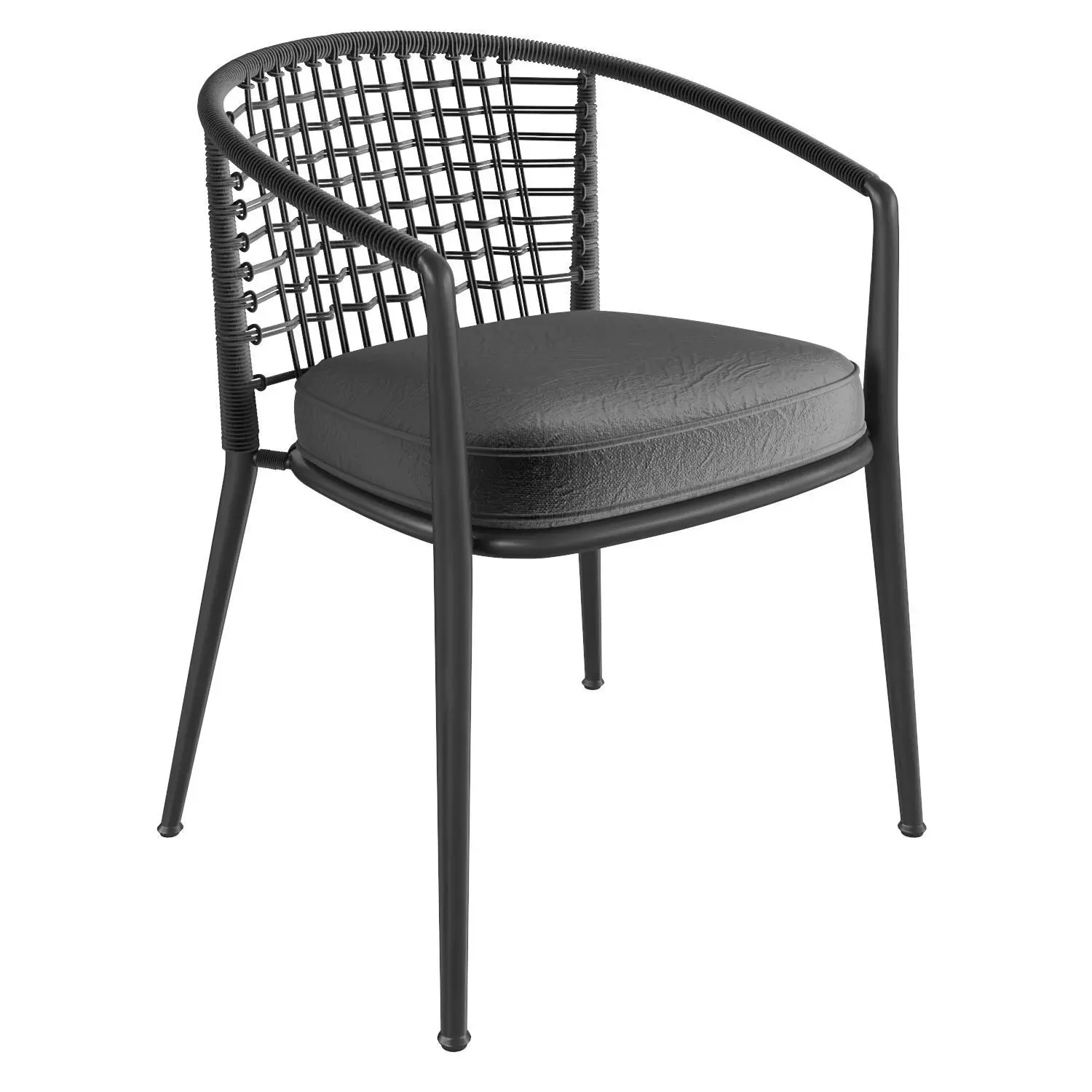 Bebitalia Erica Chair Table Black 19 3D model