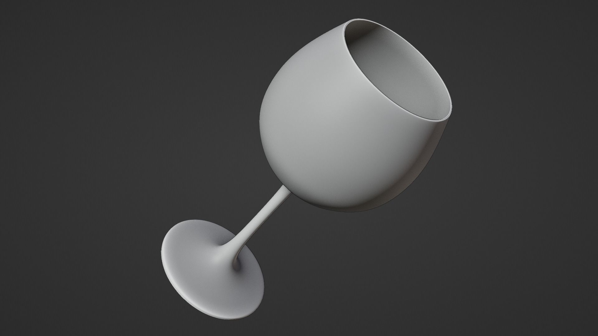 Photorealistic Wine Glass - High Quality Low Poly 3D Model Low-poly 3D model_7