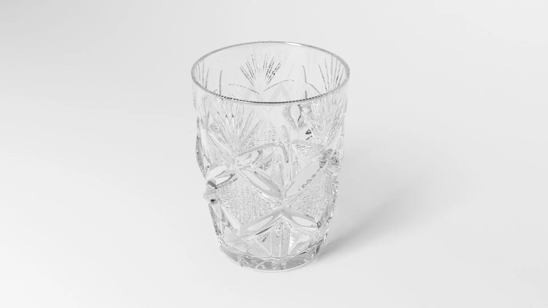Crystal Glass 3D model_0