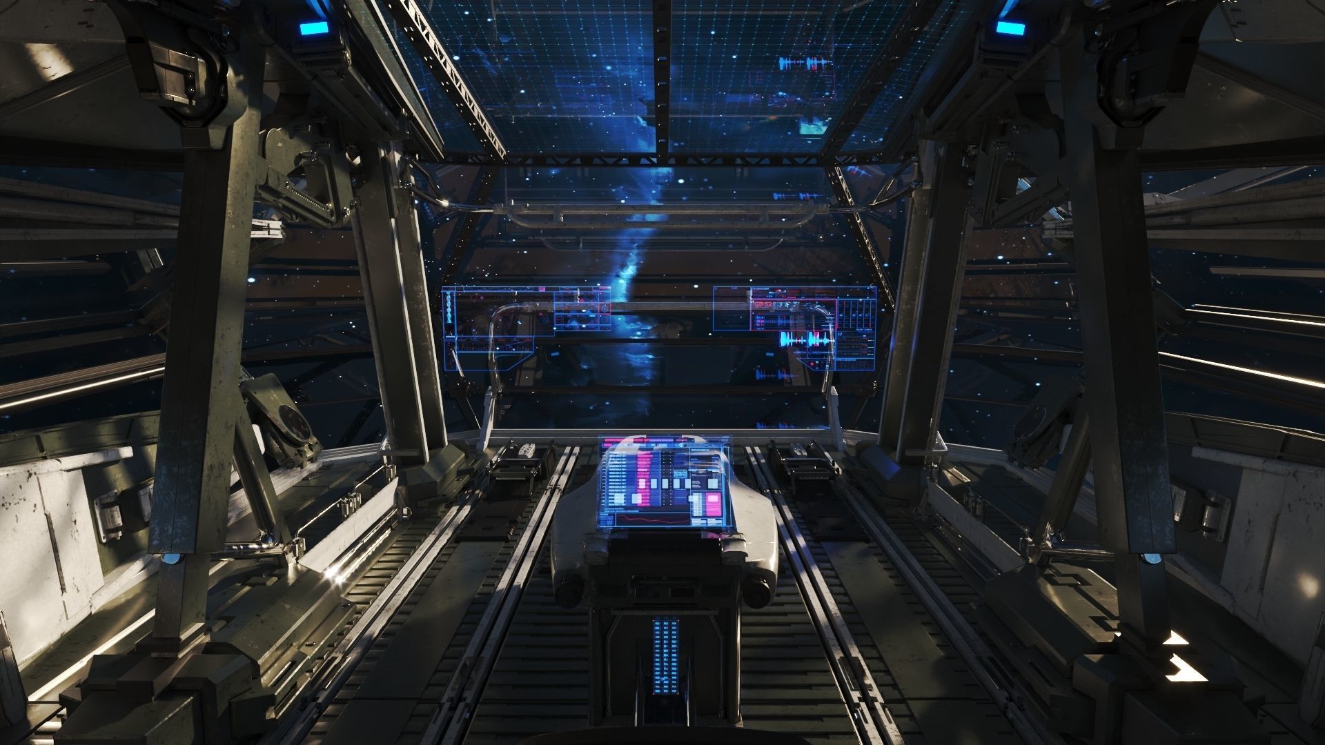 Spaceship Cockpit v6 3D model_5