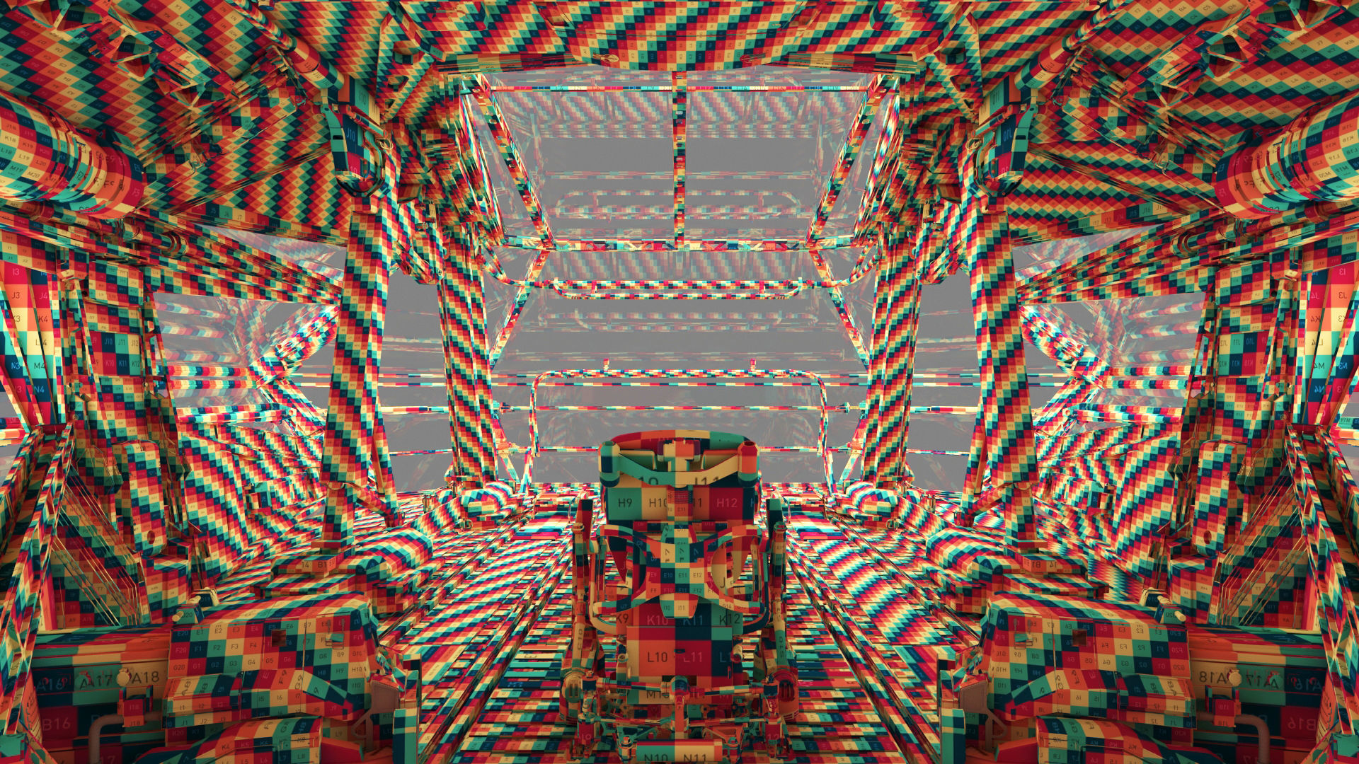 Spaceship Cockpit v6 3D model_19