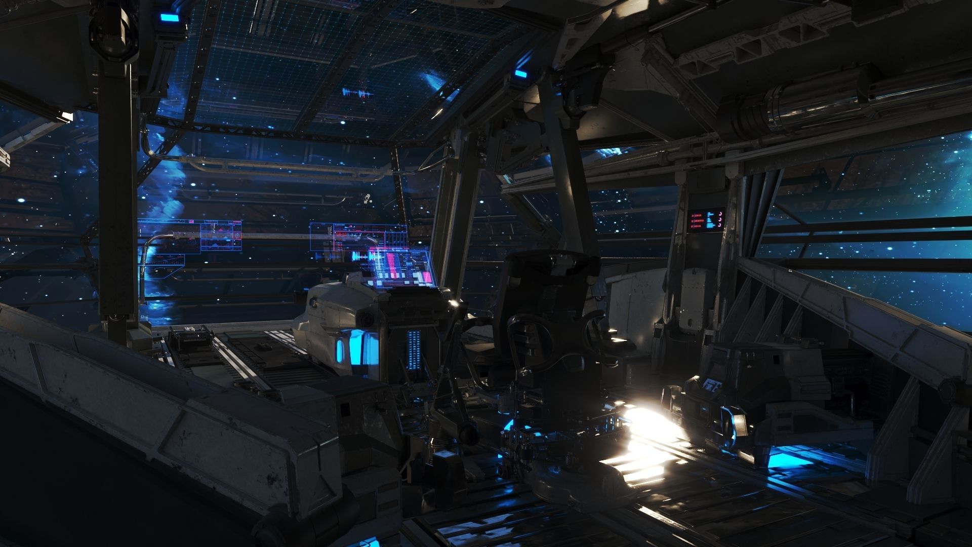 Spaceship Cockpit v6 3D model_2