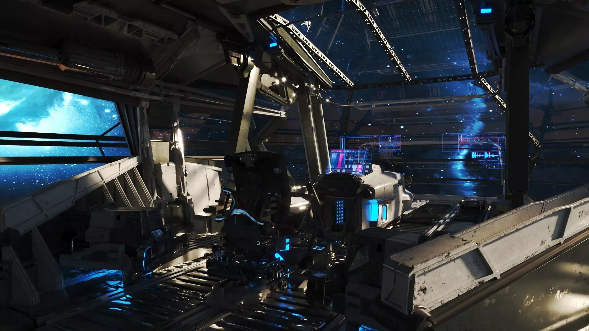 Spaceship Cockpit v6 3D model_0