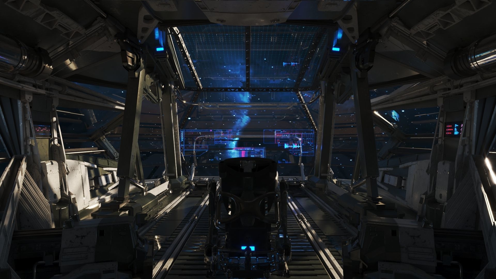 Spaceship Cockpit v6 3D model_1