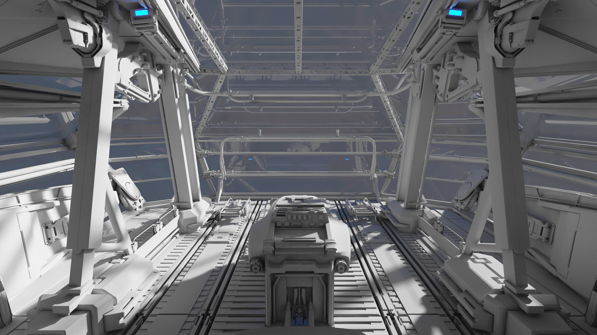 Spaceship Cockpit v6 3D model_13