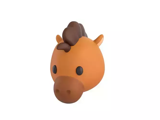 Prop140 Horse Head 3D model