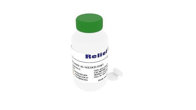 Pill Bottle 3D model