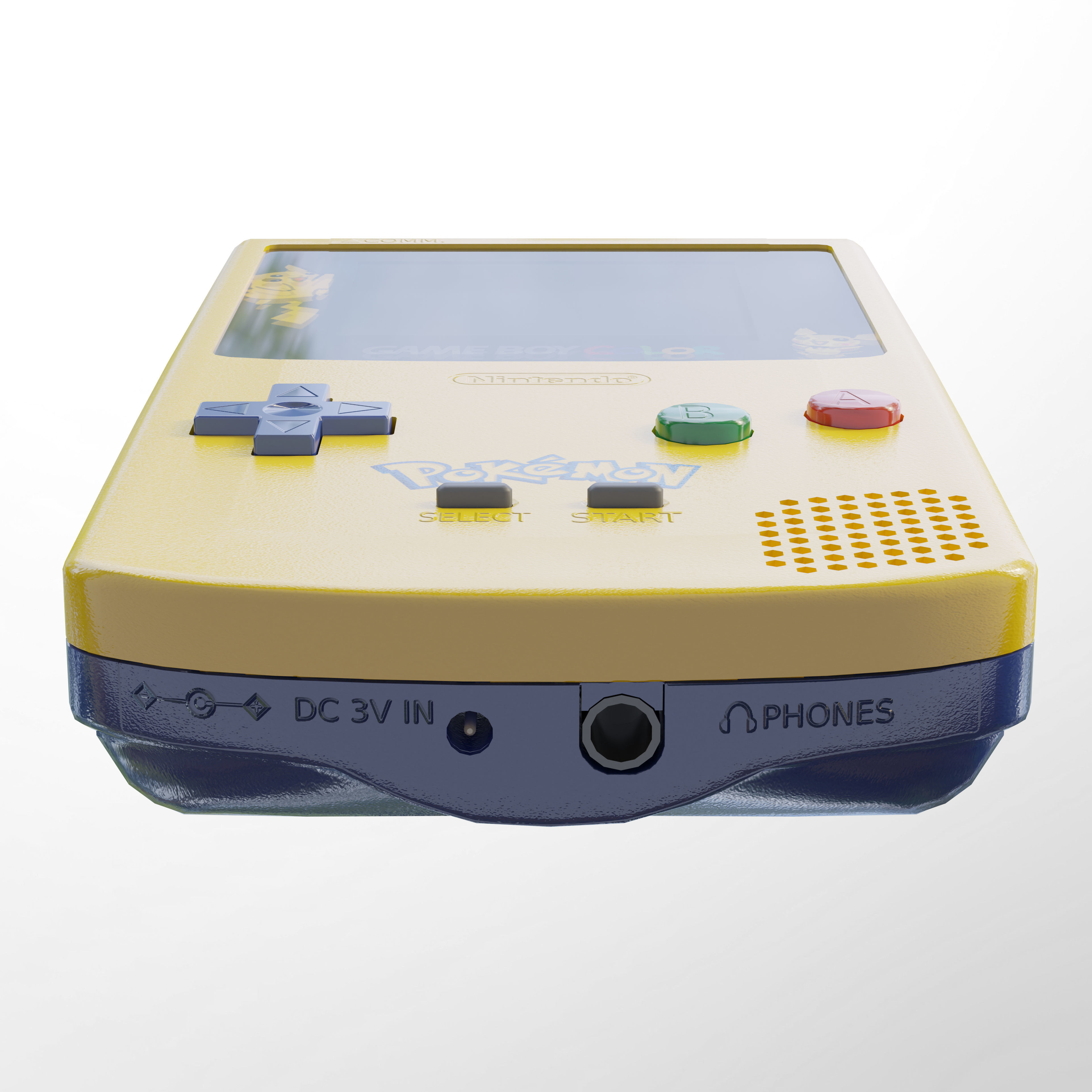 Nintendo Game Boy Color GBC Low-poly 3D model_17