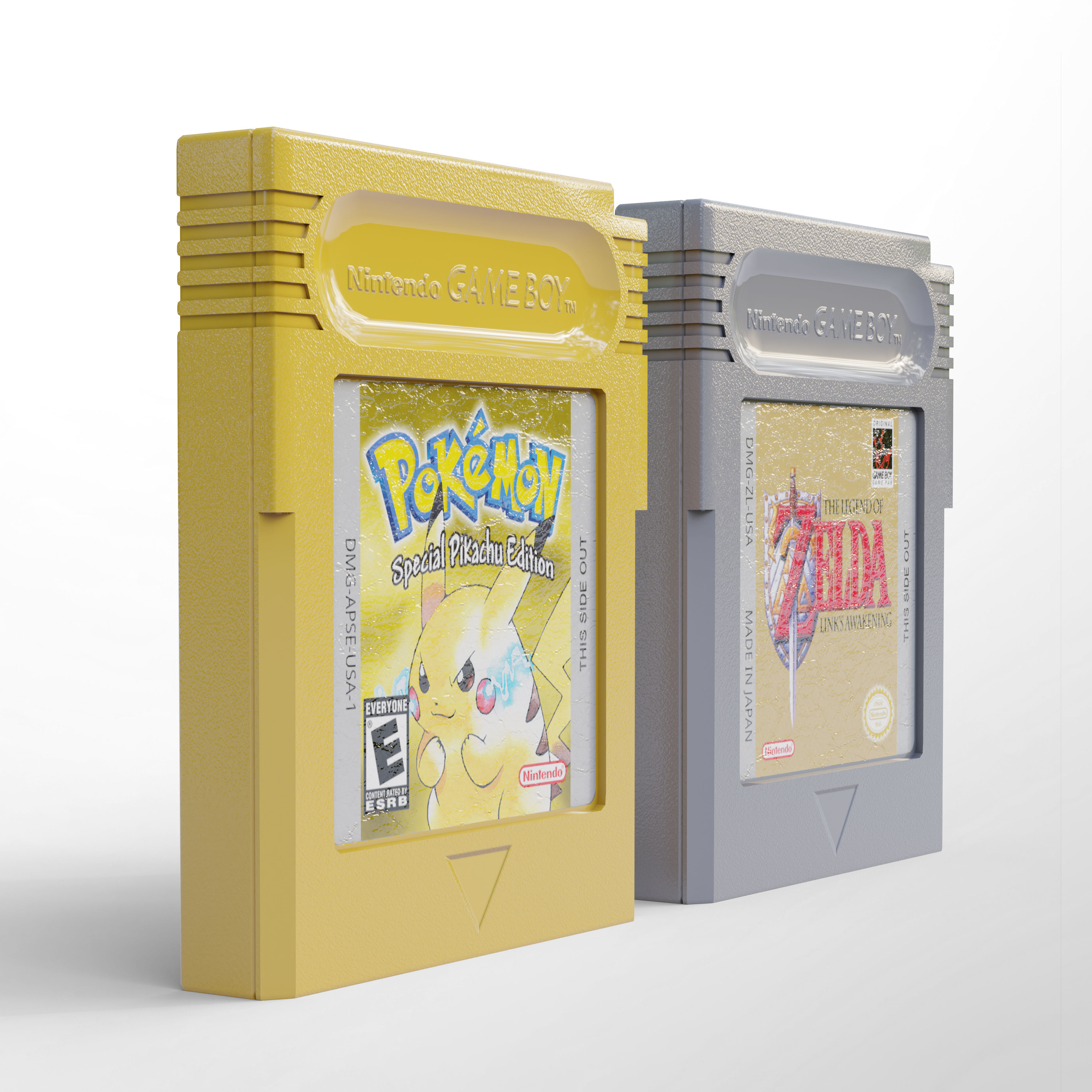 Nintendo Game Boy Color GBC Low-poly 3D model_23