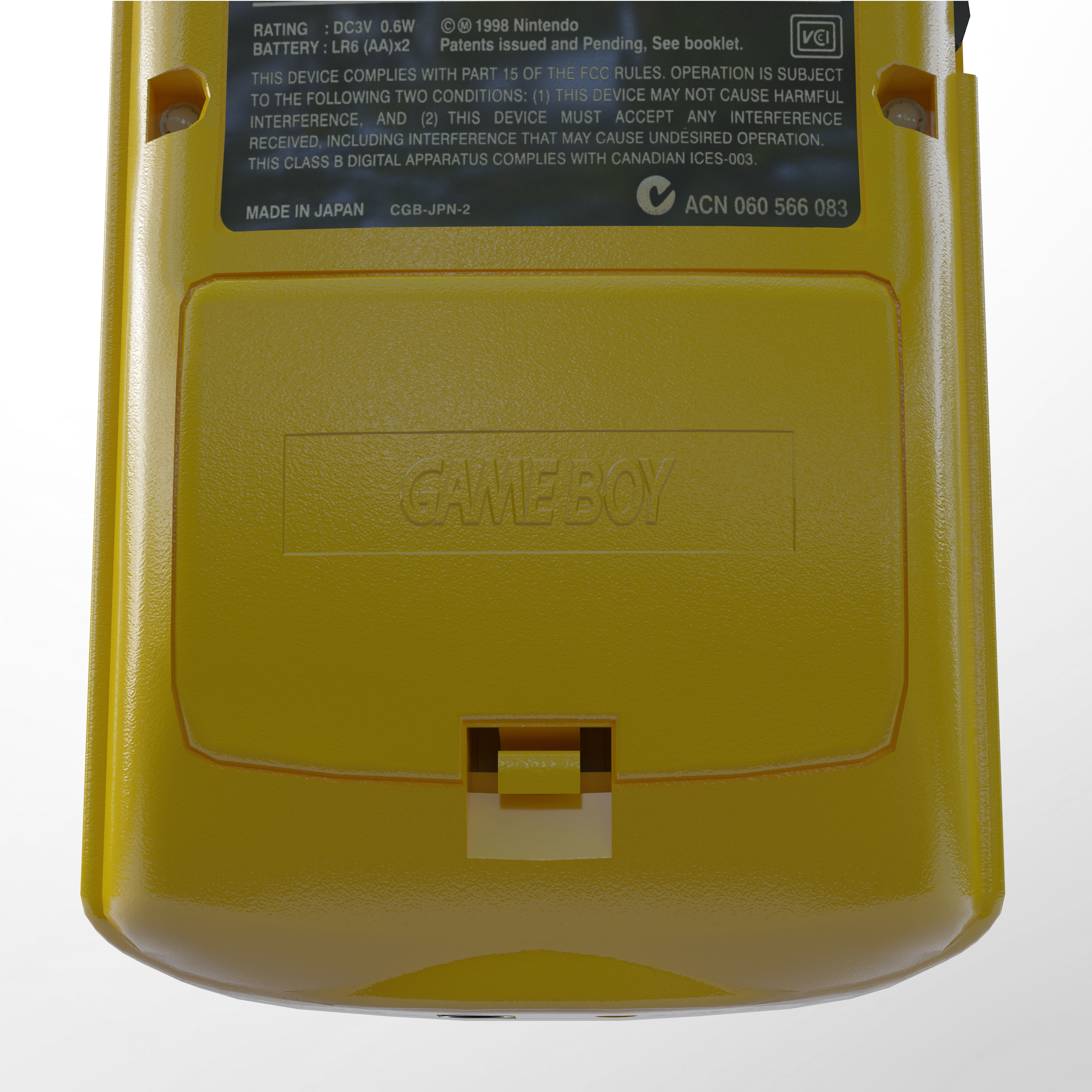 Nintendo Game Boy Color GBC Low-poly 3D model_18