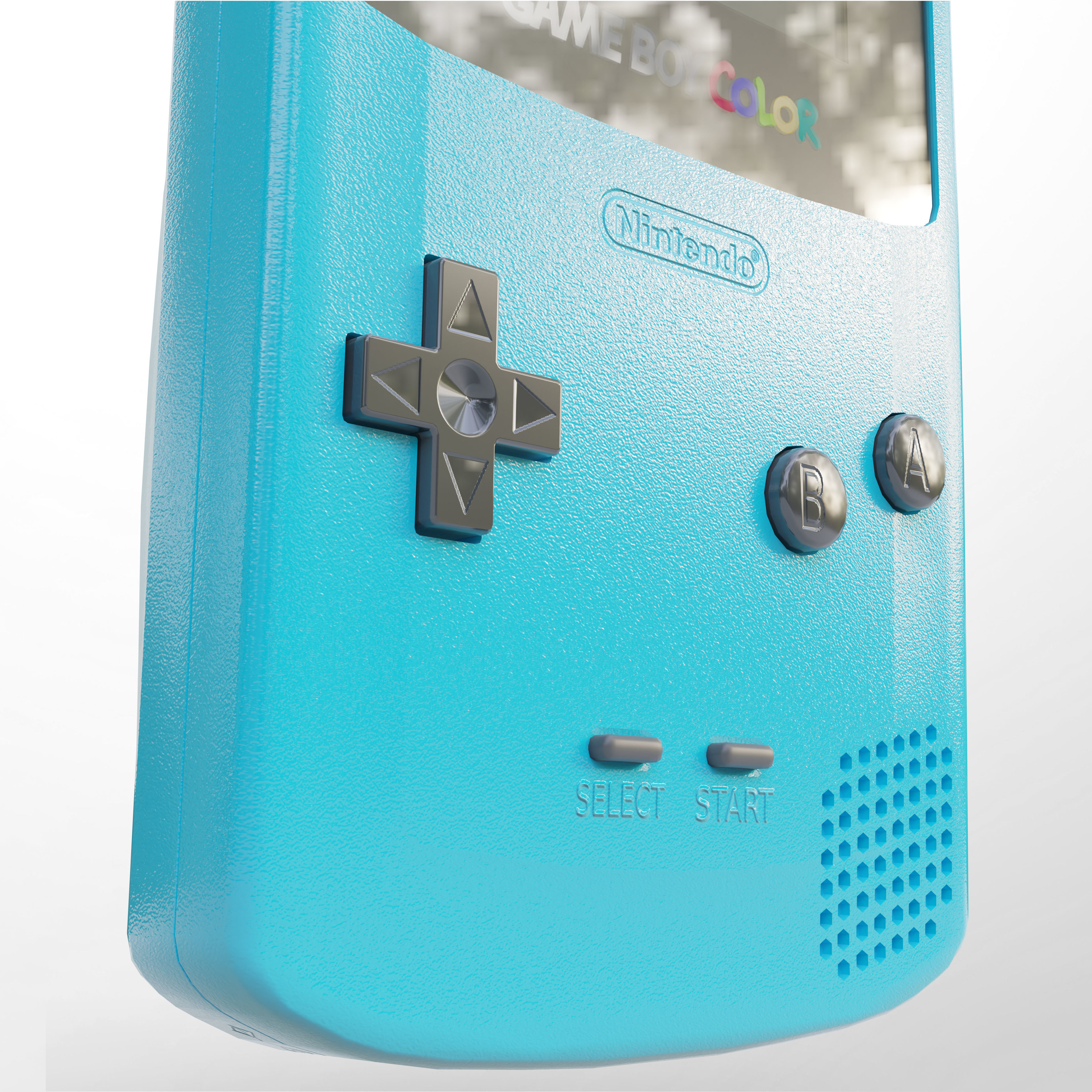 Nintendo Game Boy Color GBC Low-poly 3D model_11