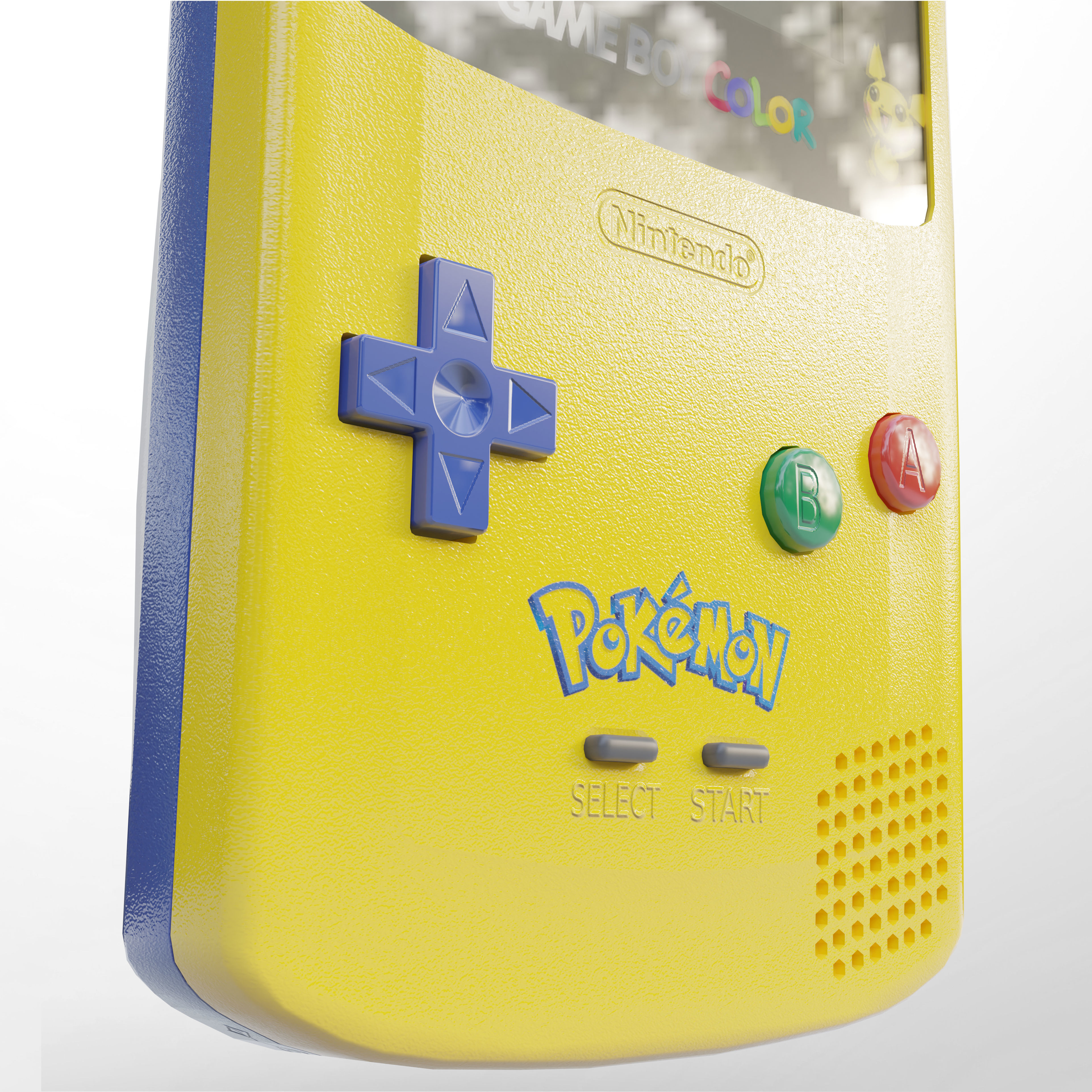 Nintendo Game Boy Color GBC Low-poly 3D model_10
