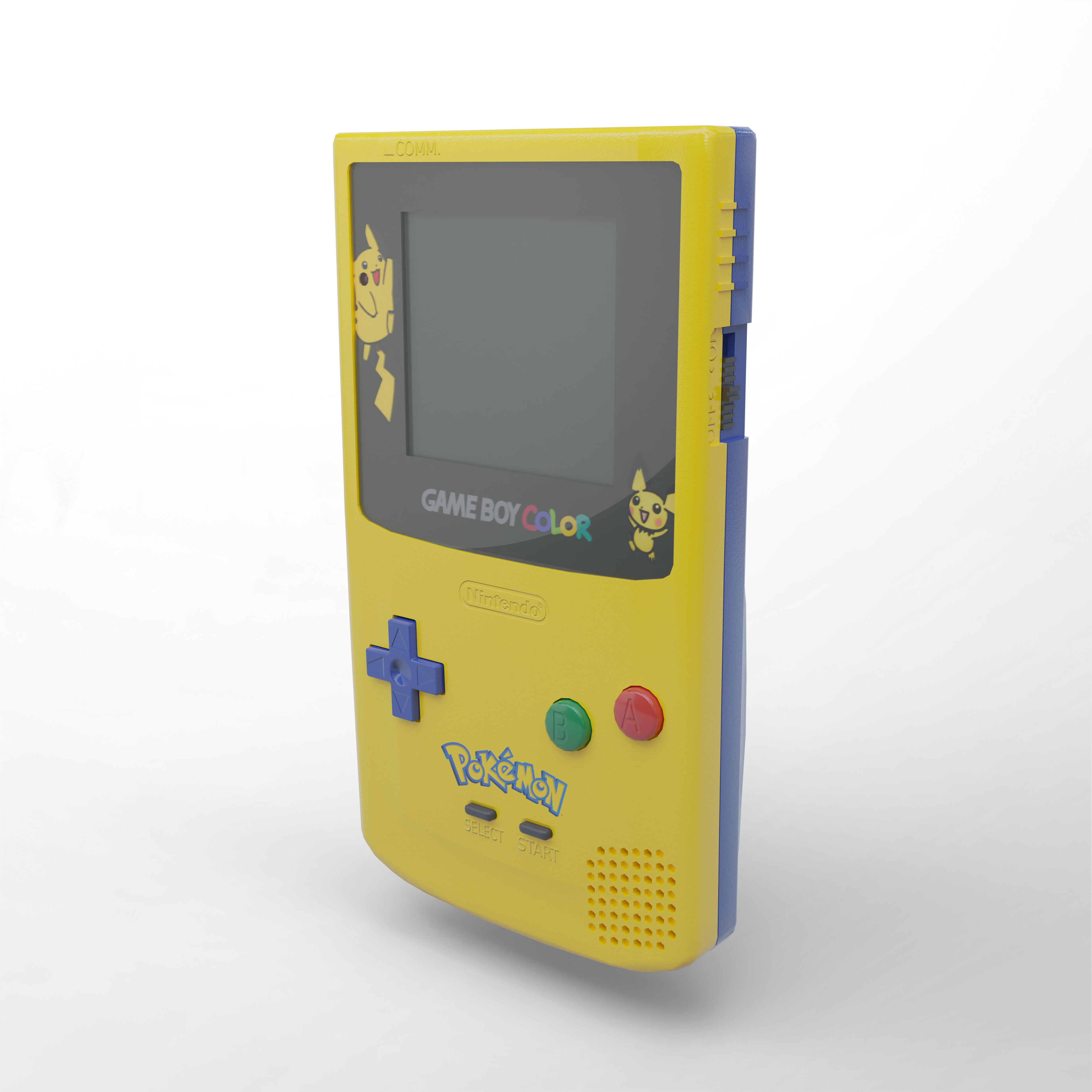 Nintendo Game Boy Color GBC Low-poly 3D model_6