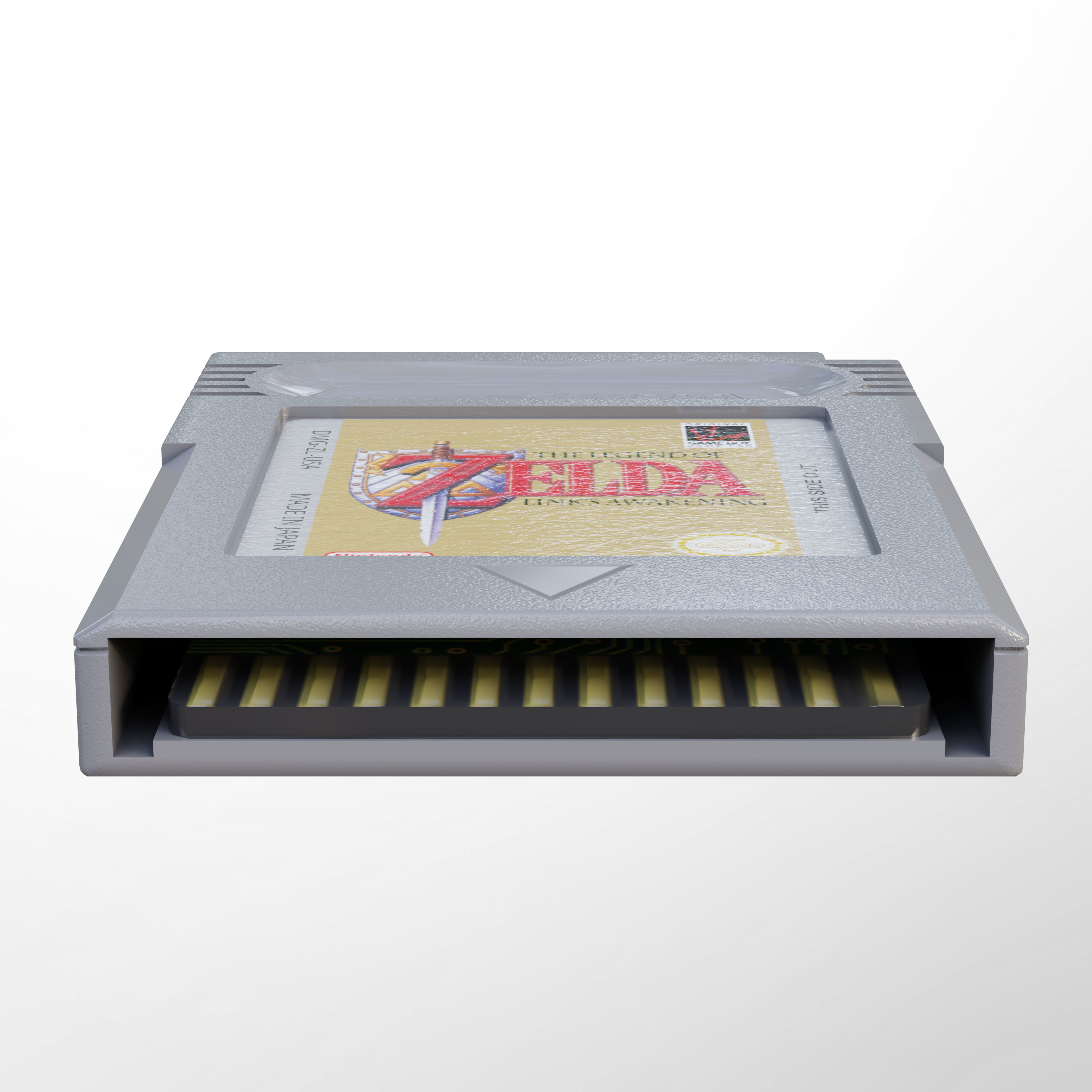 Nintendo Game Boy Color GBC Low-poly 3D model_25