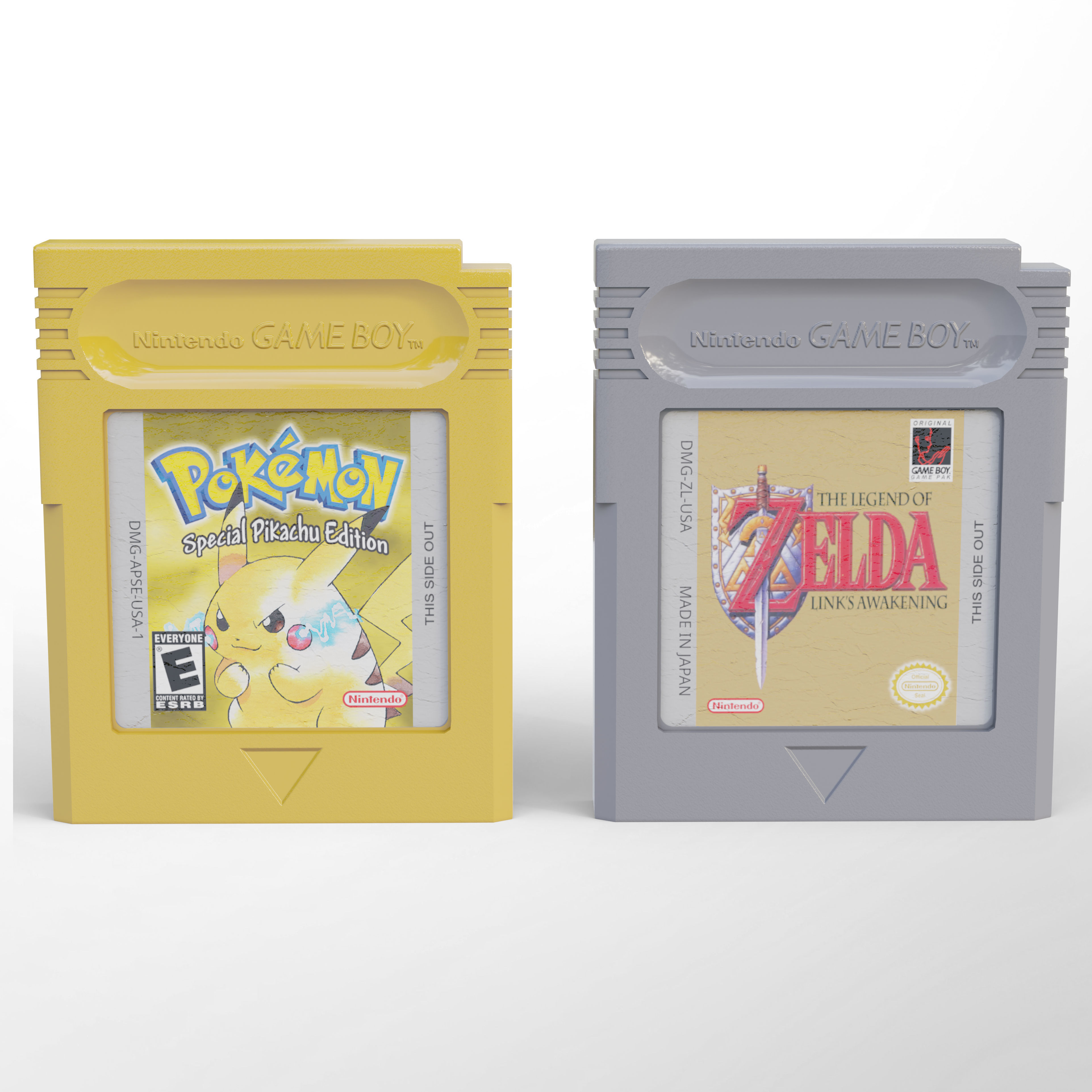 Nintendo Game Boy Color GBC Low-poly 3D model_22