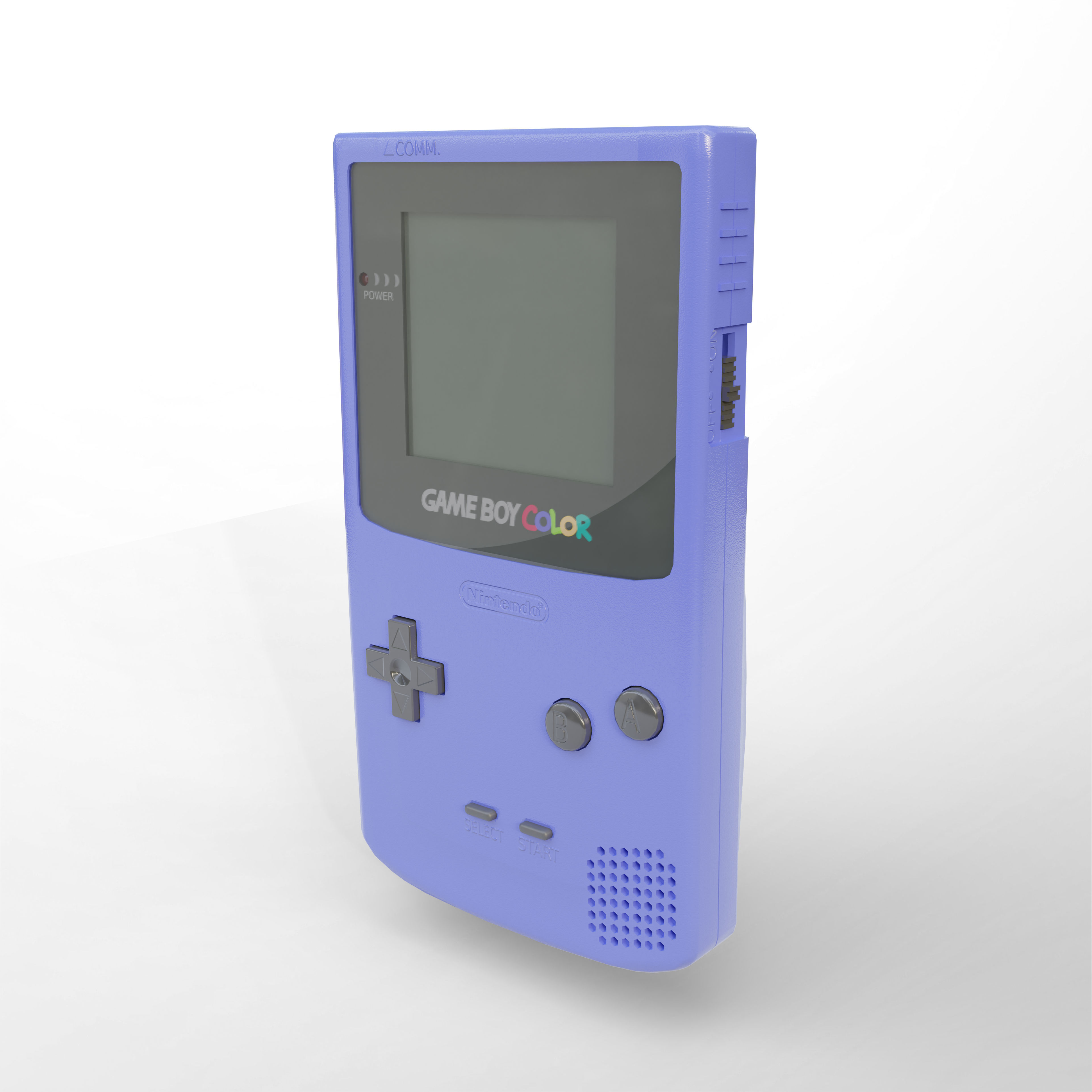 Nintendo Game Boy Color GBC Low-poly 3D model_7