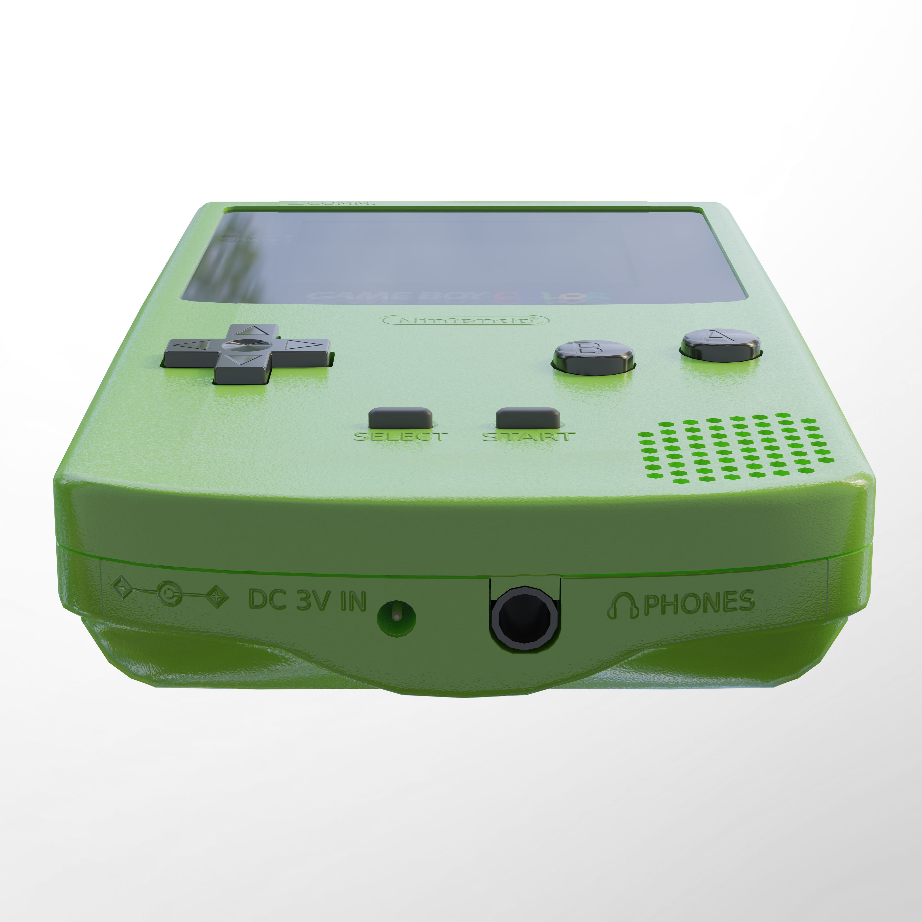 Nintendo Game Boy Color GBC Low-poly 3D model_16
