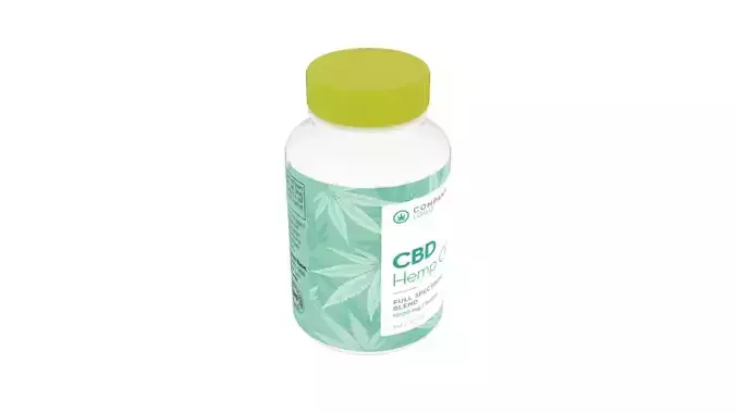 Pills Bottle 3D model