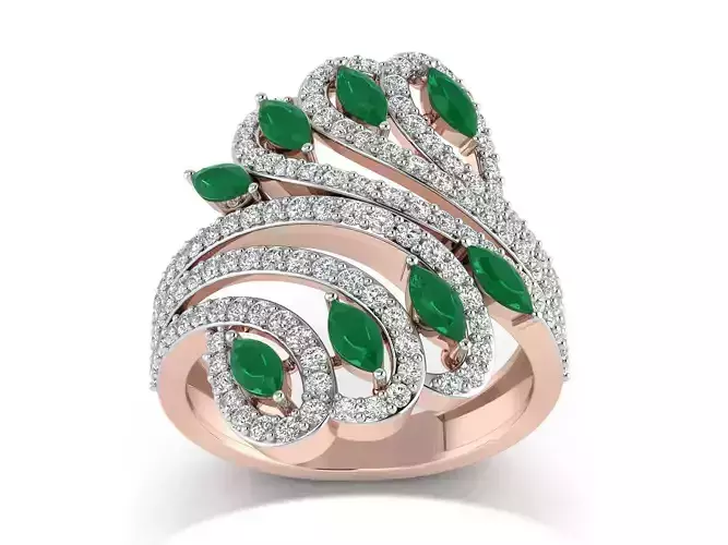 Solitaire Engagement Wedding Women Marquise Diamond Ring