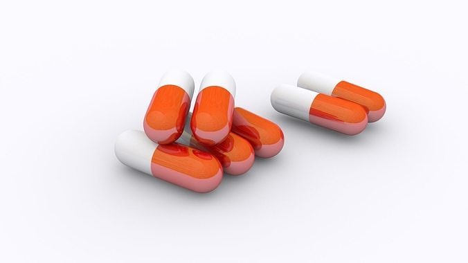 Pills 3D model