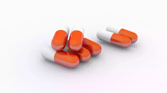 Pills 3D model