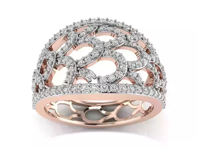 Solitaire  Wedding Women Ring 3dm STL OBJ FBX Details