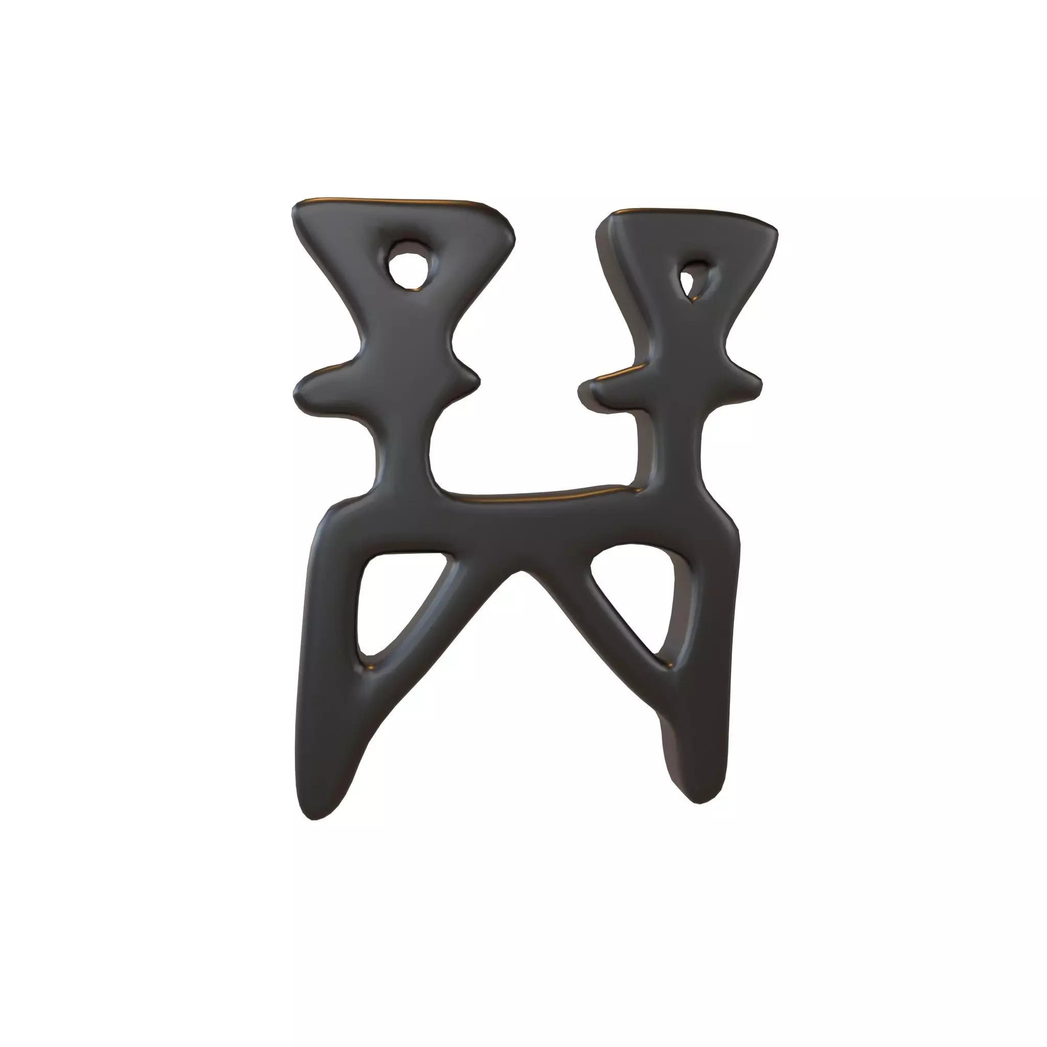 Oracle Bone Script Shang V1001 Low-poly 3D model