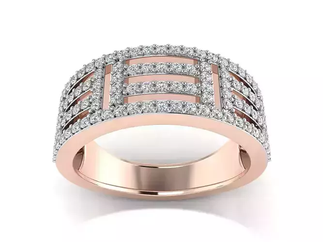 Solitaire  Wedding Women Ring 3dm STL OBJ FBX Details