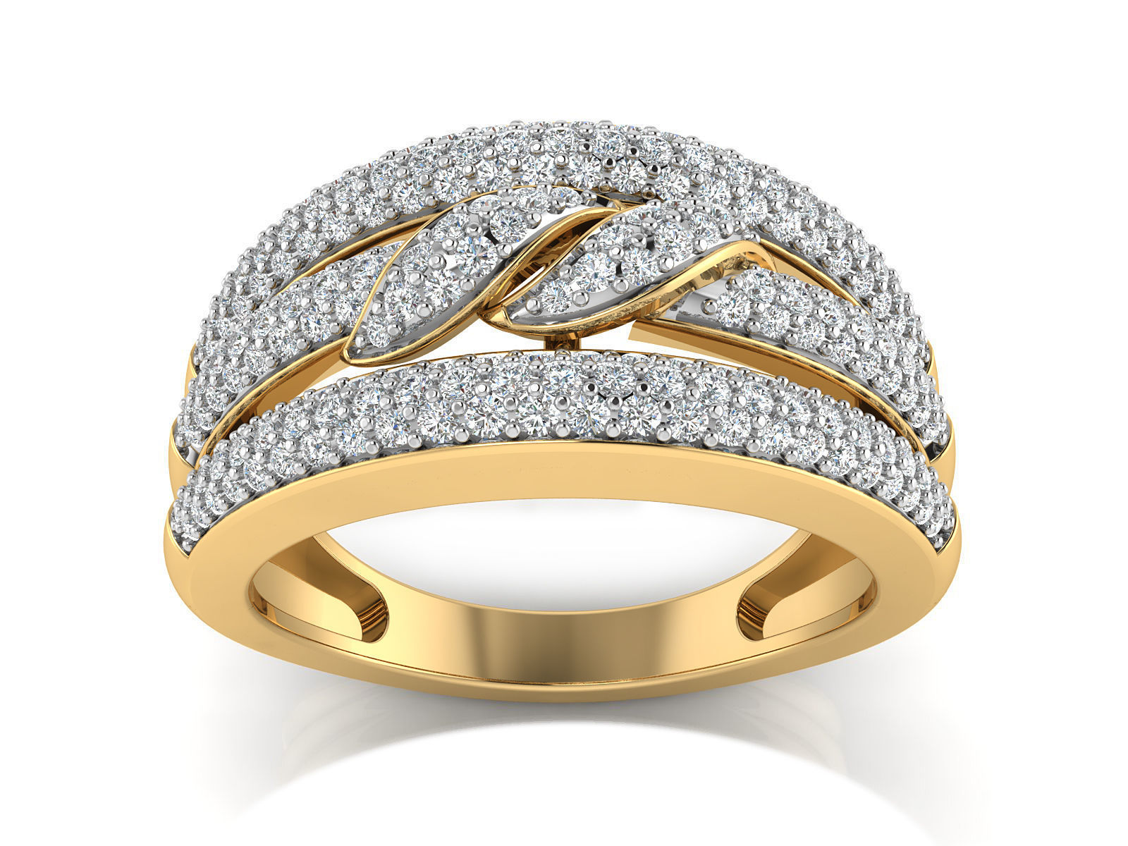 Solitaire Wedding Women Ring 3dm STL OBJ FBX Details 3D print model_2